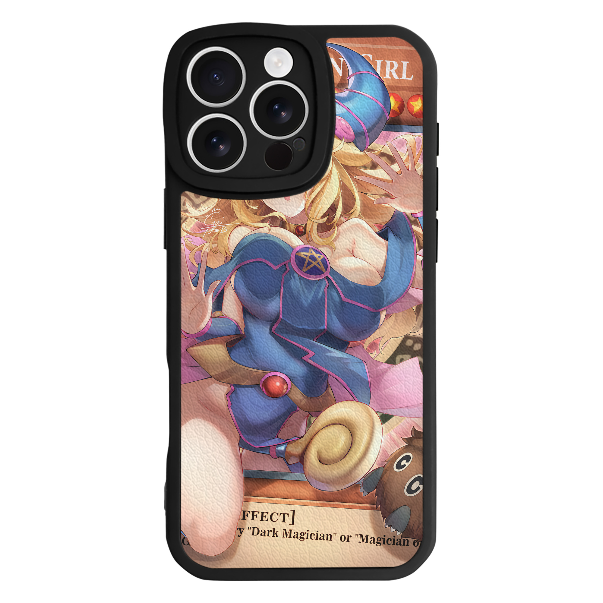（画像用） 遊☆戯☆王 Yu-Gi-Oh! 【iPhone 16シリーズ対応】シリコンスマホケース（レザー調） 材質：シリコン